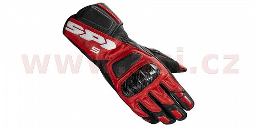 rukavice STR5, SPIDI - Itálie (červené/černé)